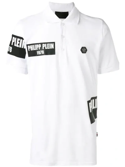 Philipp Plein Pp1978 Polo Shirt In White