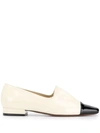 L'autre Chose Low Shoes Loafers Women Ivory And Black