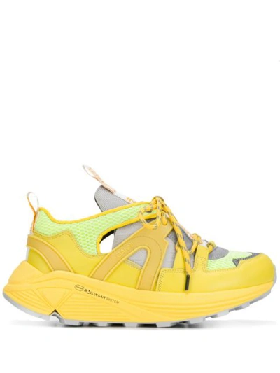 Ganni Brooklyn Low Sneakers In Yellow | ModeSens
