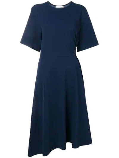 See By Chloé Cut-out Midi Dress In Blue