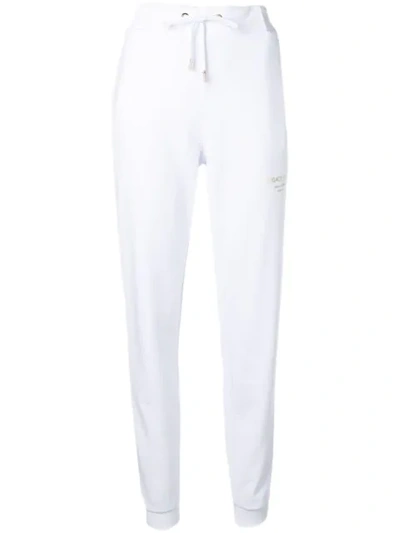Versace Jeans Logo Sweat Pants In White