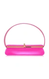 Victoria Beckham Powder Box Satin Bag   In Pink