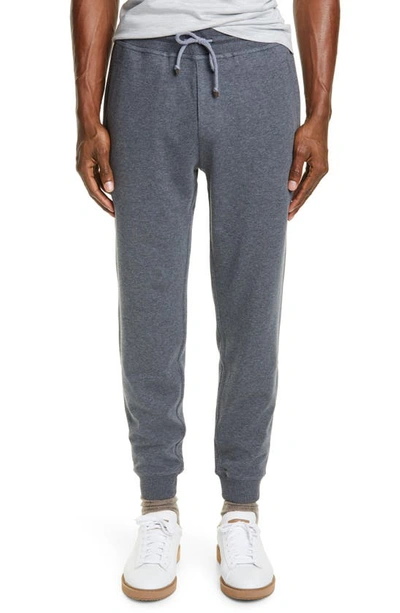 Brunello Cucinelli Men's Spa Heathered Sweatpants In Grey