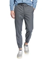 Brunello Cucinelli Lightweight Virgin Wool Flat Front Trousers In Gray