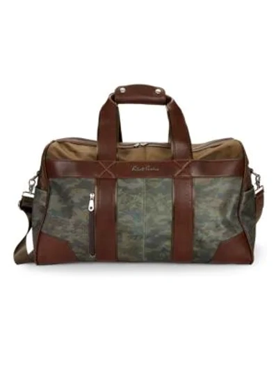 Robert Graham Anson Logo Duffle Bag In Olive