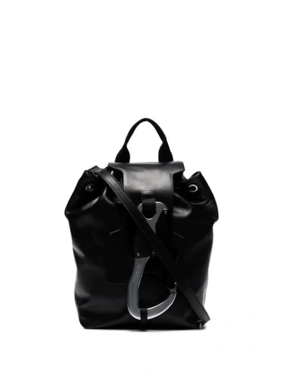 Alyx Black Baby Claw Leather Backpack