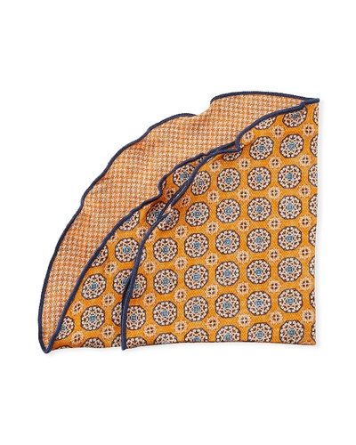 Edward Armah Snowflake Pocket Circle In Orange