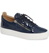 Giuseppe Zanotti Low-top Sneaker In Space Blue