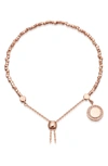 Astley Clarke Cosmos Kula Adjustable Bracelet In 18k Gold-plated Sterling Silver, 18k Rose Gold-plated Sterling Si