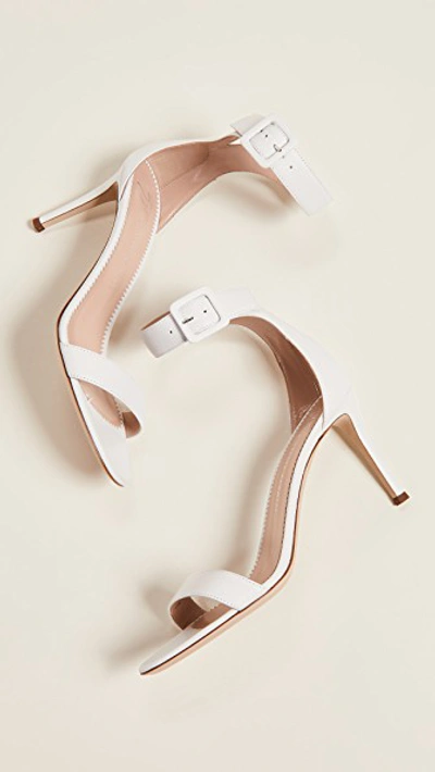 Giuseppe Zanotti Basic 85 Sandals In Barrique Bianco