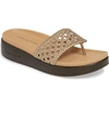 Donald Pliner Fifi Slide Sandal In Platino