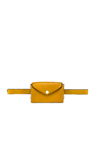 Rag & Bone Atlas Leather Belt Bag - Yellow In Mustard