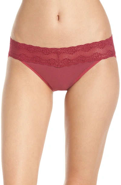 Natori Bliss Perfection Bikini In Sangria