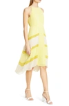 Ted Baker Nellina Pleated Midi Dress In Yellow