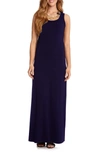 Karen Kane Maxi Tank Dress In Navy