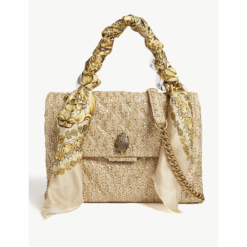 kurt geiger raffia bag