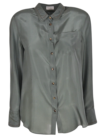 Brunello Cucinelli Shirt In Green