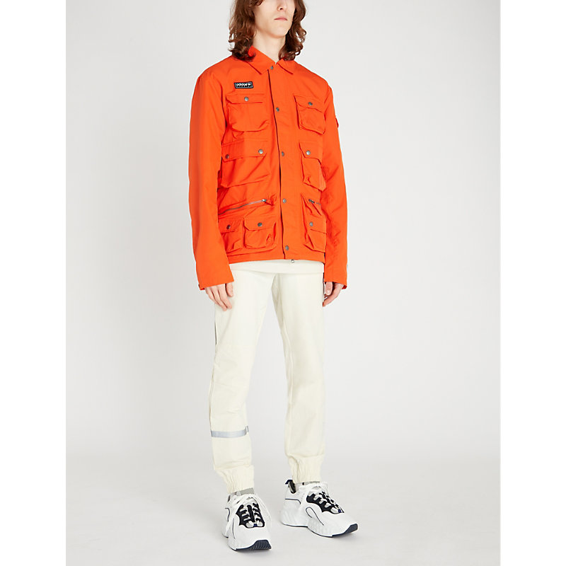 adidas spezial orange jacket