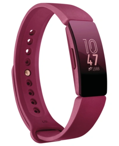 Fitbit Inspire Sangria Strap Activity Tracker 19.5mm In Purple