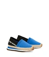 Tory Burch Daisy Slip-on Sneakers In Bondi Blue / Perfect Black