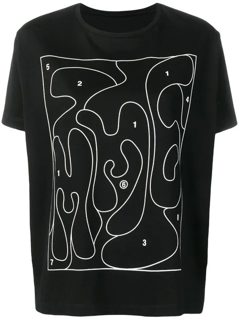 maison margiela memory of label t shirt