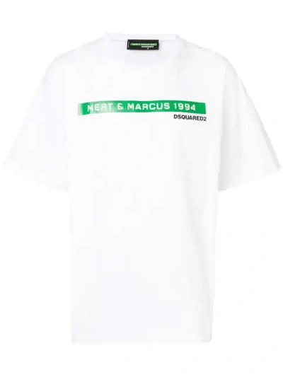 Dsquared2 Mert & Marcus 1994 White Cotton T-shirt