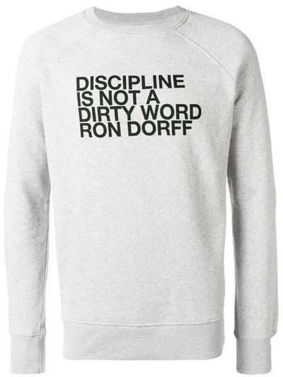 Ron Dorff Discipline Sweatshirt In Grey