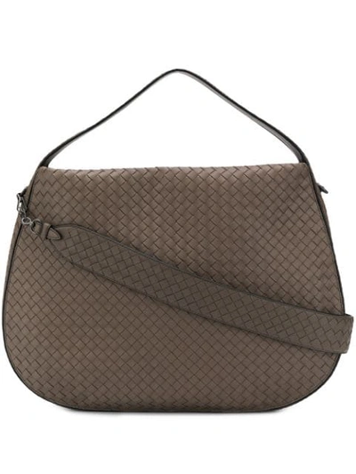 Bottega Veneta City Veneta Tote In 2913 - Steel N-ne/ste.n/br