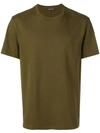 Michael Michael Kors Embroidered Logo T In Green