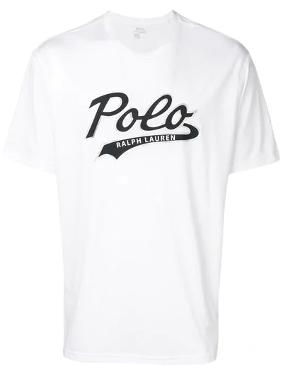Polo Ralph Lauren Printed Logo T In White