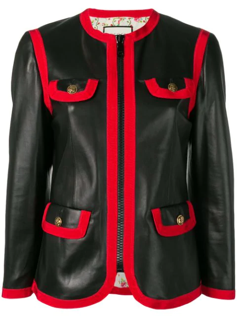 black and red gucci jacket