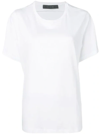 Federica Tosi Fold Details Top In White