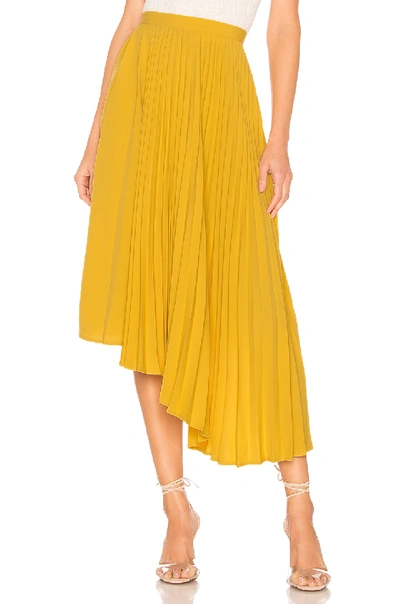 Astr Elliott Skirt In Mustard