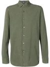 Drumohr Plain Shirt In Green