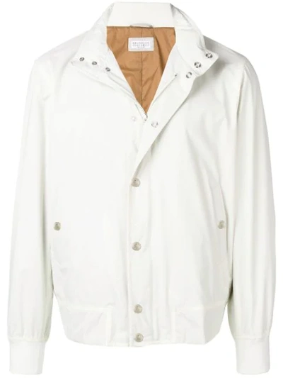 Brunello Cucinelli Plain Lightweight Jacket In White