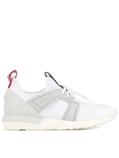 Moncler Lace-up Sneakers In White
