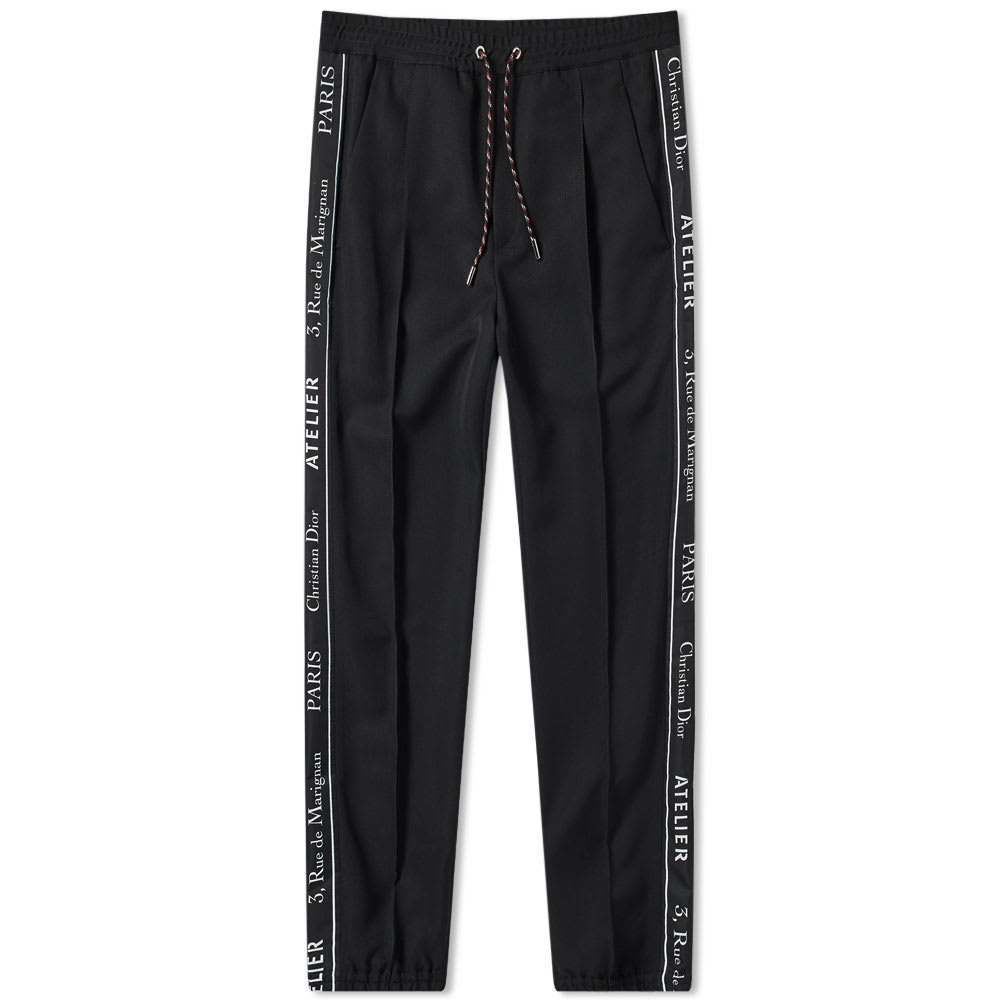 Dior Homme Taped Seam Track Pant In Black | ModeSens