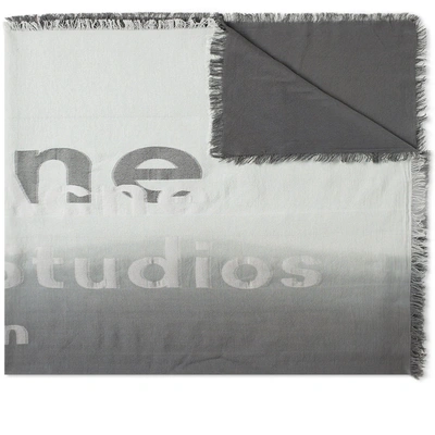 Acne Studios Vinnie Large Throw Scarf In Grey