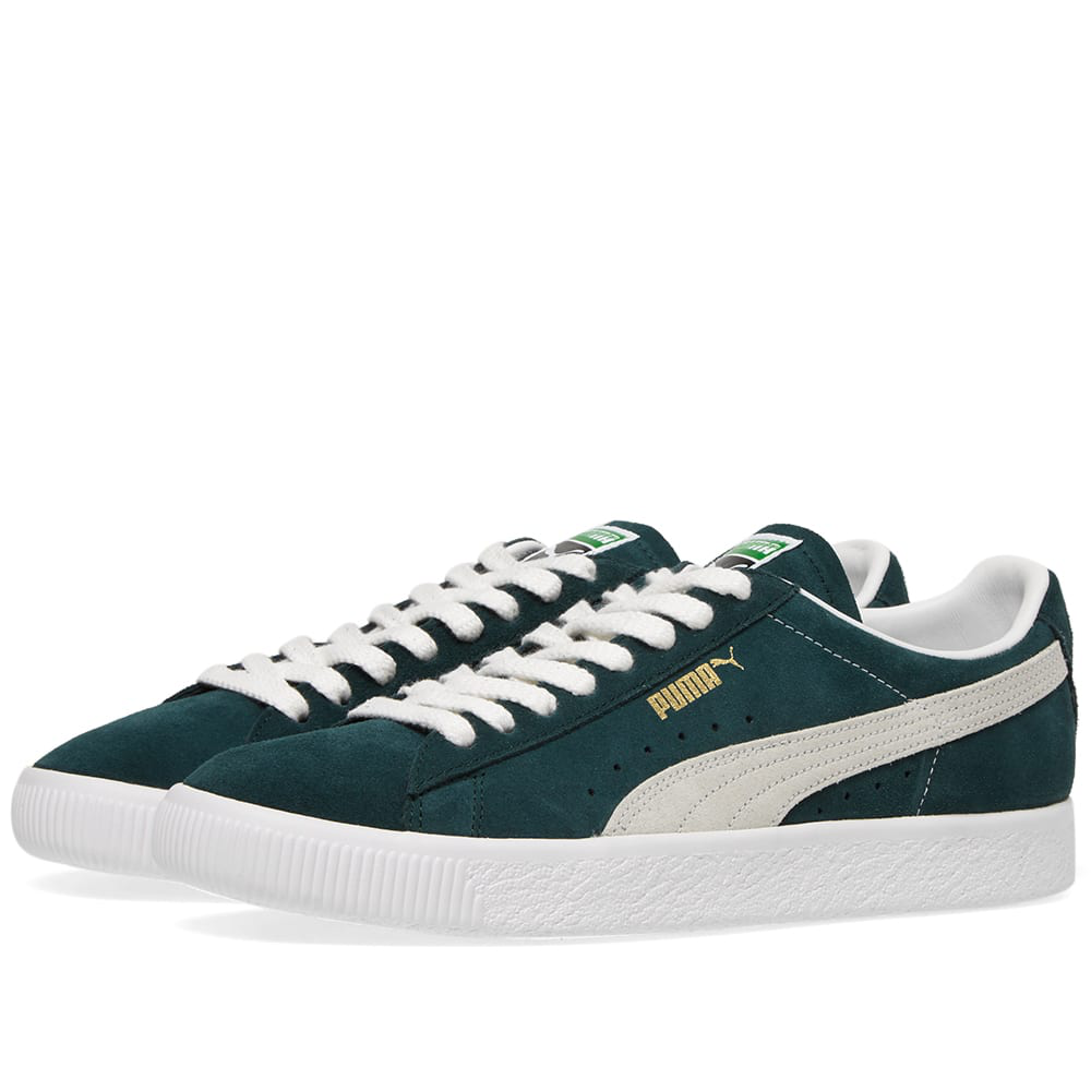puma suede green