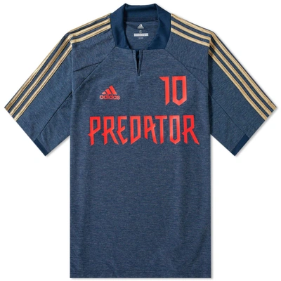 Adidas Consortium Predator Zidane Jersey In Blue