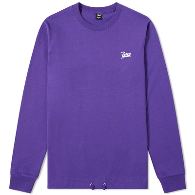PATTA Patta Long Sleeve Athletic Drawcord Tee POC-SP19-ATH-HLS-VL6