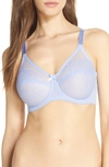 Wacoal Retro Chic Full Figure Underwire Bra In Very Violet