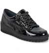 Mephisto Lady Low Top Sneaker In Black Patent