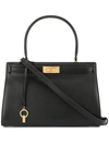 Tory Burch Small Lee Radziwill Leather Bag In Black