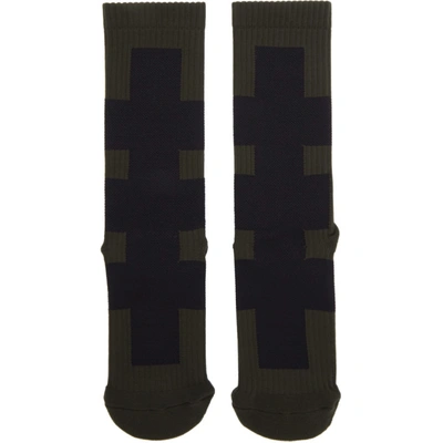 Julius Grey Beezlebub Socks In Charcoal