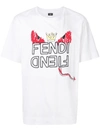 Fendi Logo T-shirt In White