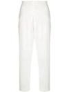 Ermenegildo Zegna High Waisted Trousers - White