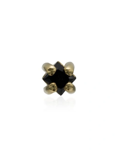Lizzie Mandler Fine Jewelry 18k Yellow Gold Black Diamond Earring