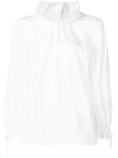 Fendi Ruffled Dress In White