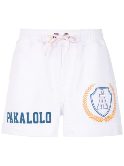 Àlg X Pakalolo Track Shorts In White